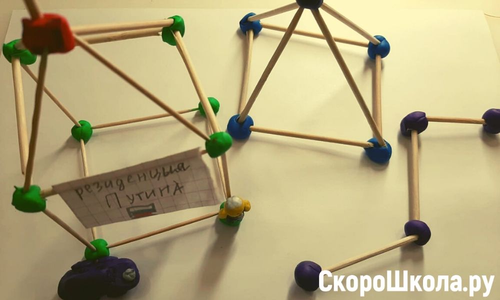 Резиденция Путина из пластилина