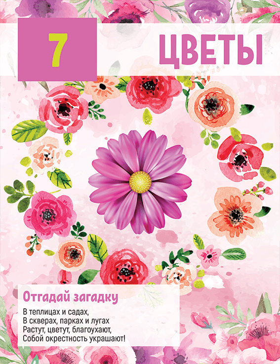 Обложка к главе 07 Цветы. Книги #3 серии Школа не за горами